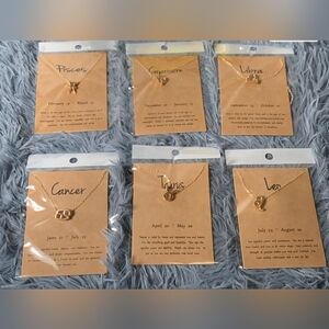 Gold Zodiac Necklace